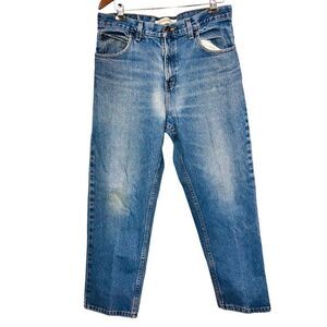 Vintage 90s Faded Glory Mens Jeans 34 x 29 Blue Medium Wash Straight Leg